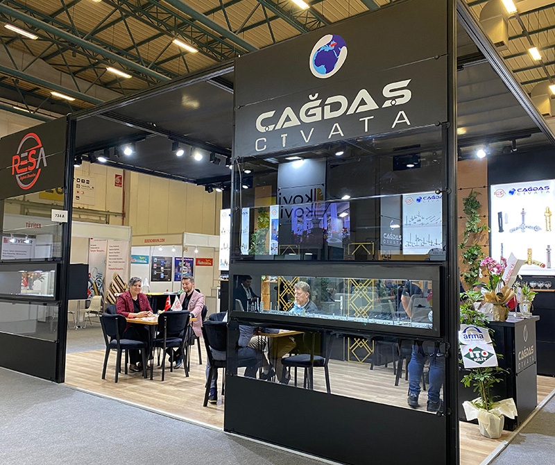 Elektrik Dünyası Dergisi, Haber, Çağdaş Civata, Çağdaş Civata Ürettiği Ürünleri Avrasya Uluslararası Hırdavat Fuarı Hardware Eurasia ve Fastener Expo Eurasia Fuarı'nda Sergiledi 