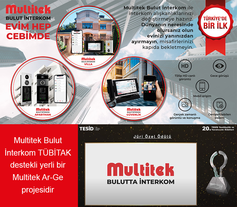 Elektrik Dünyası Dergisi, Haber, Multitek, TESİD’den Multitek’e Jüri Özel Ödülü 