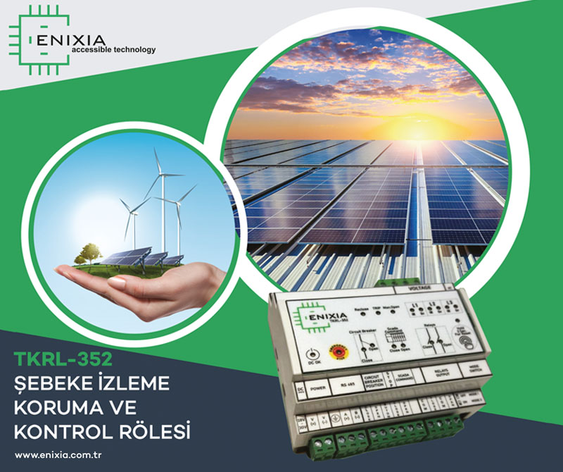 Elektrik Dünyası Dergisi, Teknoloji, Expro Enerji, ENIXIA TKRL-352 Şebeke İzleme Koruma ve Kontrol Rölesi 