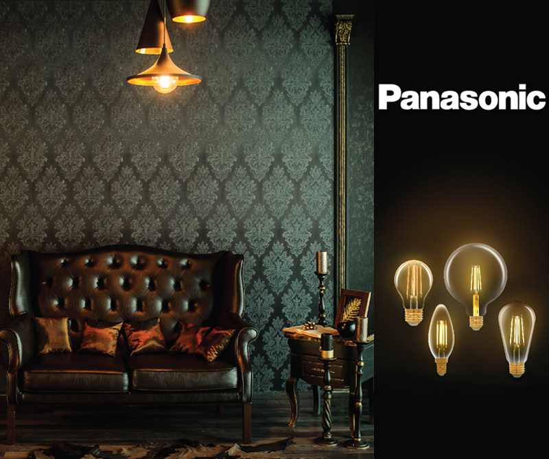 Elektrik Dünyası Dergisi, Teknoloji, Panasonic Life Solutions Türkiye, Güvenilir ve Kaliteli Aydınlatma Yeni Nesil Panasonic LED Filaman Lambalar İle Mümkün 