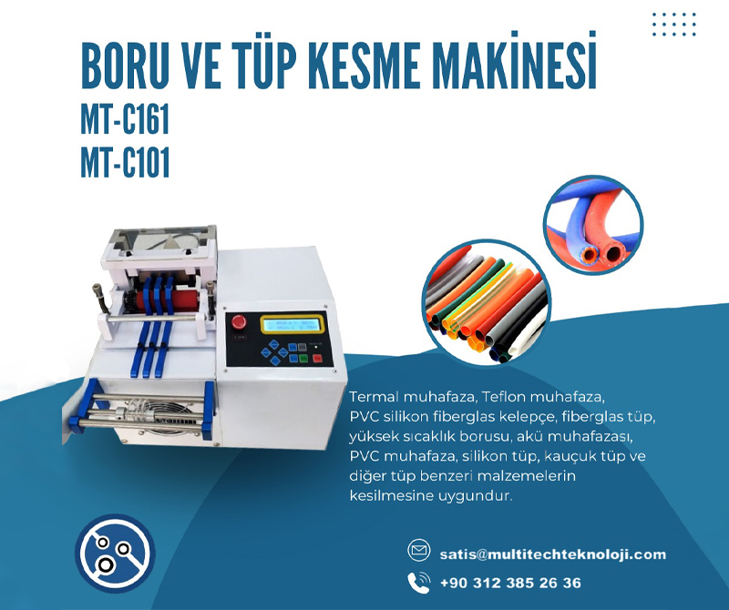 Elektrik Dünyası Dergisi, Teknoloji, Multitech, Boru ve Tüp Kesme Makinesi - MT-C161 / MT-C101 