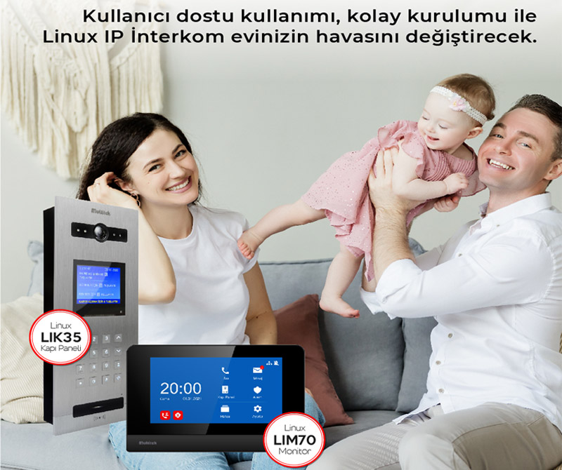 Multitek Linux IP İnterkom’da Güvenlik ve Konfor Bir Arada!