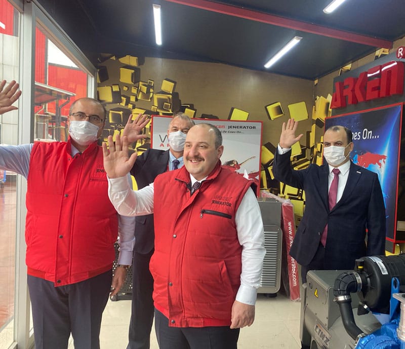 Sanayi ve Teknoloji Bakanı Mustafa Varank, Arken’i Ziyaret Etti