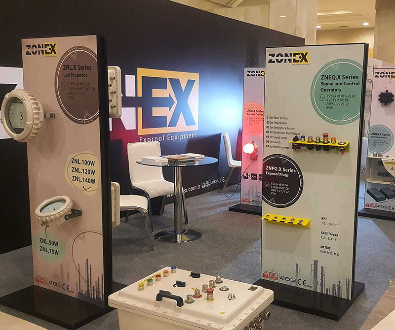 ZONEX, Proses Emniyeti Sempozyumu ve Sergisi’nde Yüzde Yüz Yerli Üretim Olan Zonex Marka Exproof Ürünlerini Sergiledi