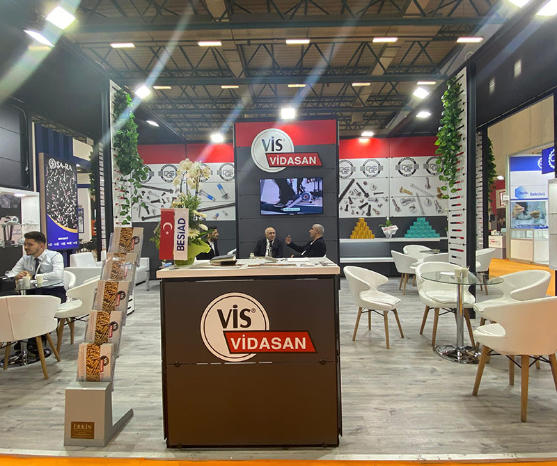 Vis Vidasan Hardware Eurasia 2024 Fuarı’nda Ürettiği Vidaları Sergiledi