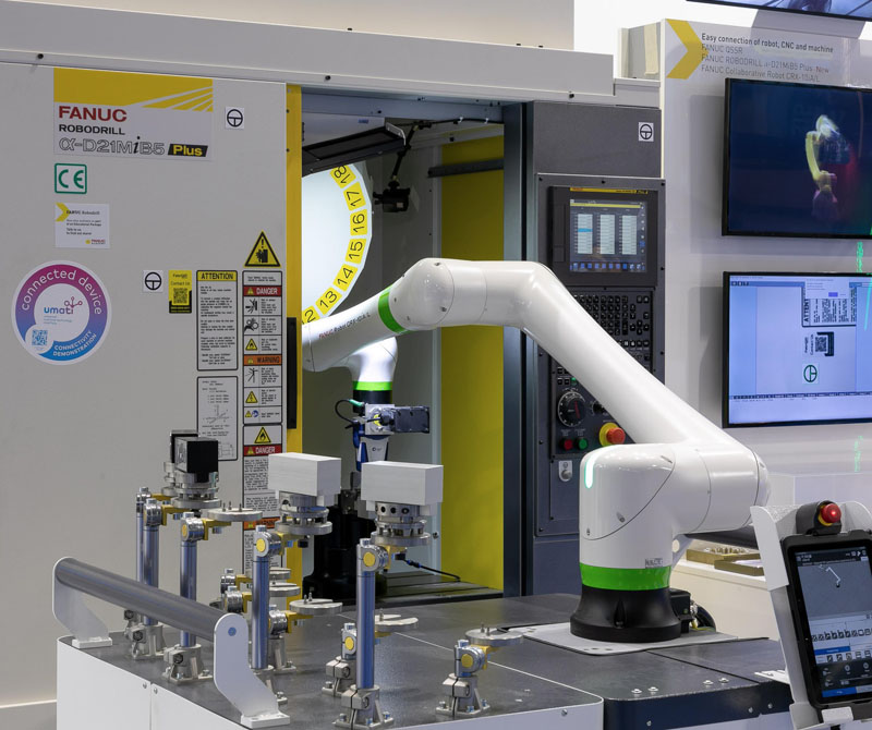 CRX Serisi Cobot’lar FANUC’un Akıllı Seçenekleriyle Üretimi Pratikleştiriyor
