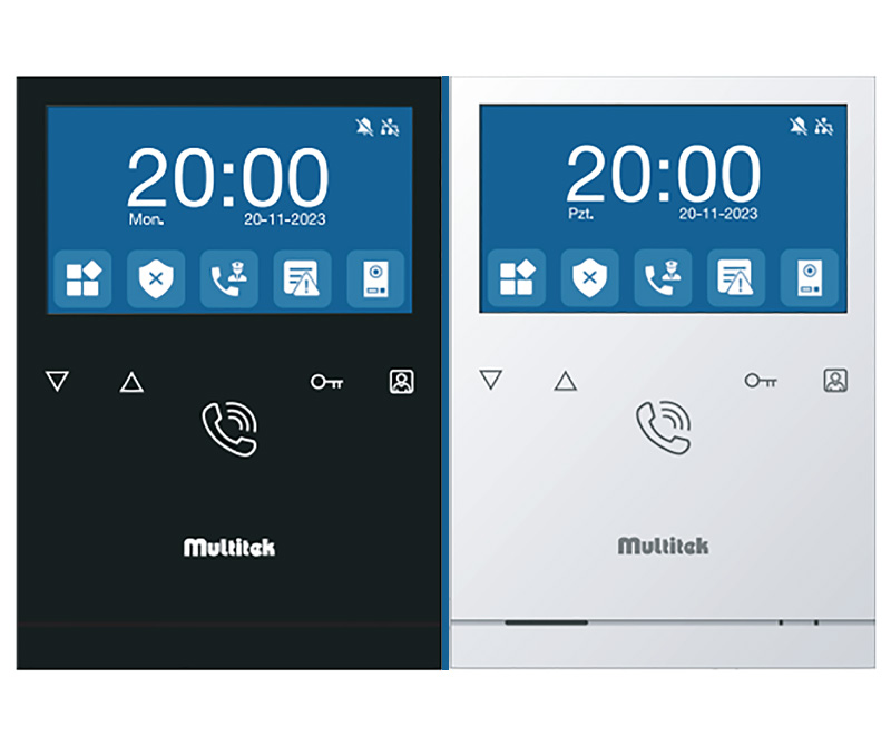 Multitek IP İnterkom Ailesi Genişledi: LIM-43 Daire Monitörü İle Tanışın