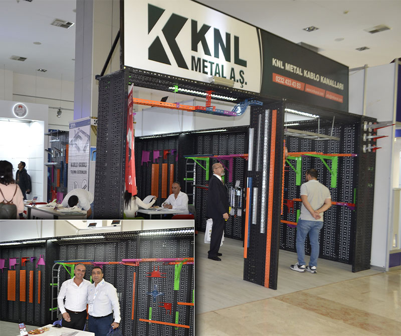 KNL Üretimini Gerçekleştirdiği Kablo Taşıma Sistemlerini İzmir’de Düzenlenen Elektrik Tesisleri Ulusal Kongre ve Sergisi’nde Ziyaretçilerle Buluşturdu