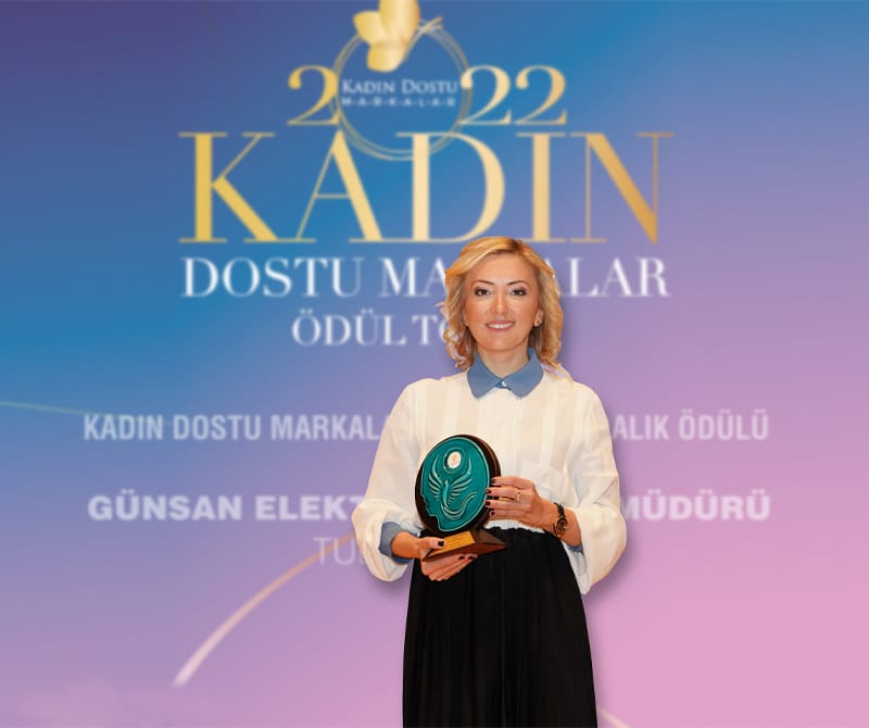 Günsan Elektrik Kadın Dostu Markalar Farkındalık Ödülü’nün Sahibi Oldu