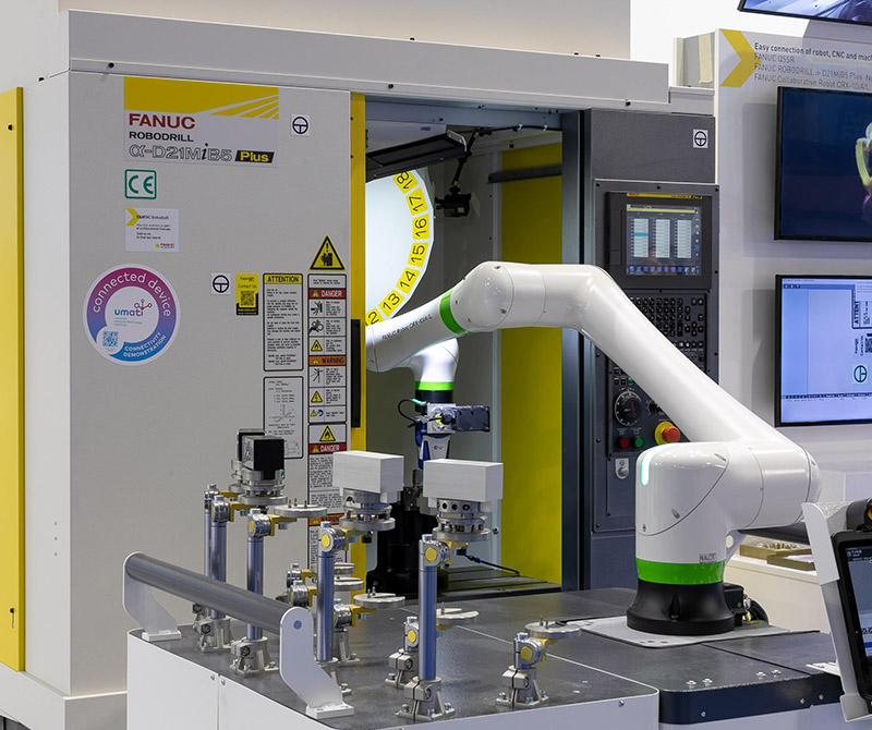 CRX Serisi Cobot’lar FANUC’un Akıllı Seçenekleriyle Üretimi Pratikleştiriyor