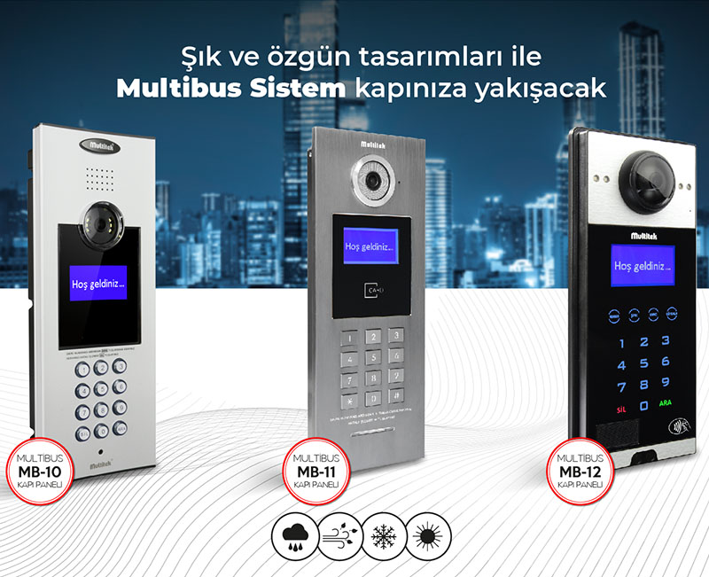 Multibus Diyafon Sistem ile Davetsiz Misafirlere Geçit Yok
