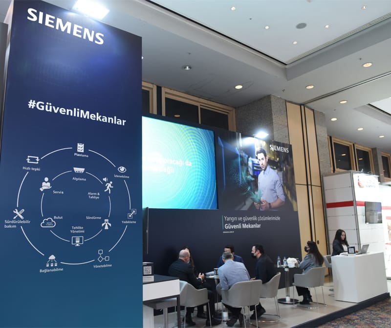 Siemens Türkiye, TÜYAK 2022’de Yangın ve Güvenlik Sistemi Ürünlerini Tanıttı