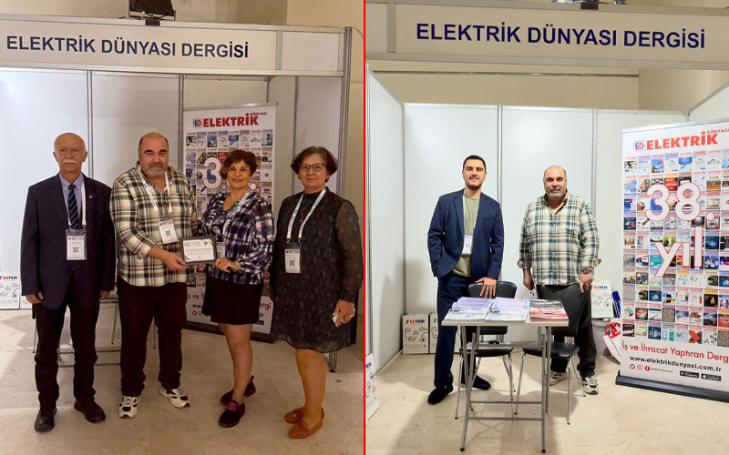 ETUK 2025’e Destek Veren Elektrik Dünyası Dergisi’ne Plaket Takdim Edildi ETUK 2025’e Destek Veren Elektrik Dünyası Dergisi’ne Plaket Takdim Edildi