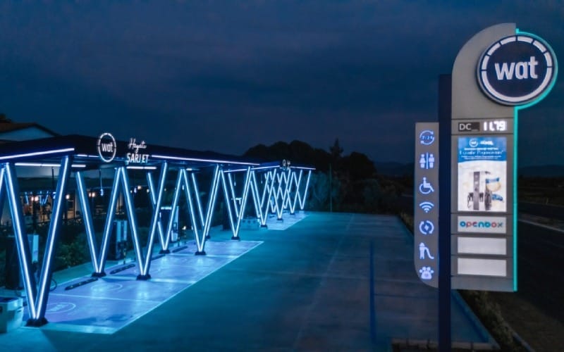 WAT Şarj HUB Tesisi  Muğla’da Hizmete Girdi