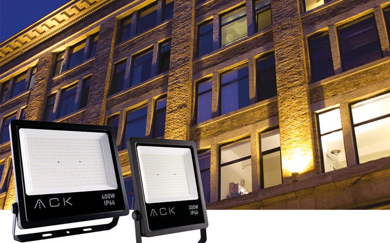 ACK LED Projektörleri ile Geniş Alanlarda Yüksek Verimli Aydınlatma