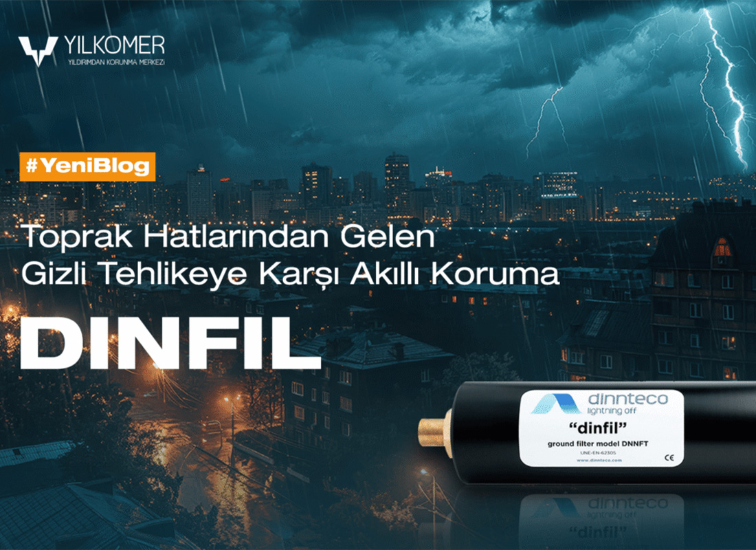 DINFIL Toprak Hattı Yıldırım Sönümleme Filtresi
